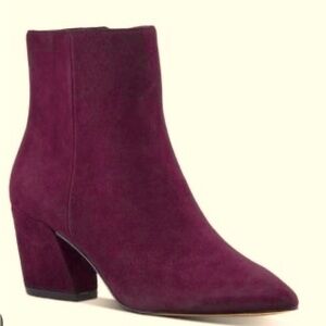 BOTKIER Sasha suede boots in Winter Purple.  New in Box!